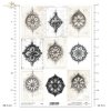 Grafiki, rozety, witraże, szkice, ornamenty, styl gotycki * Graphics, rosettes, stained glass, sketches, ornaments, gothic style
